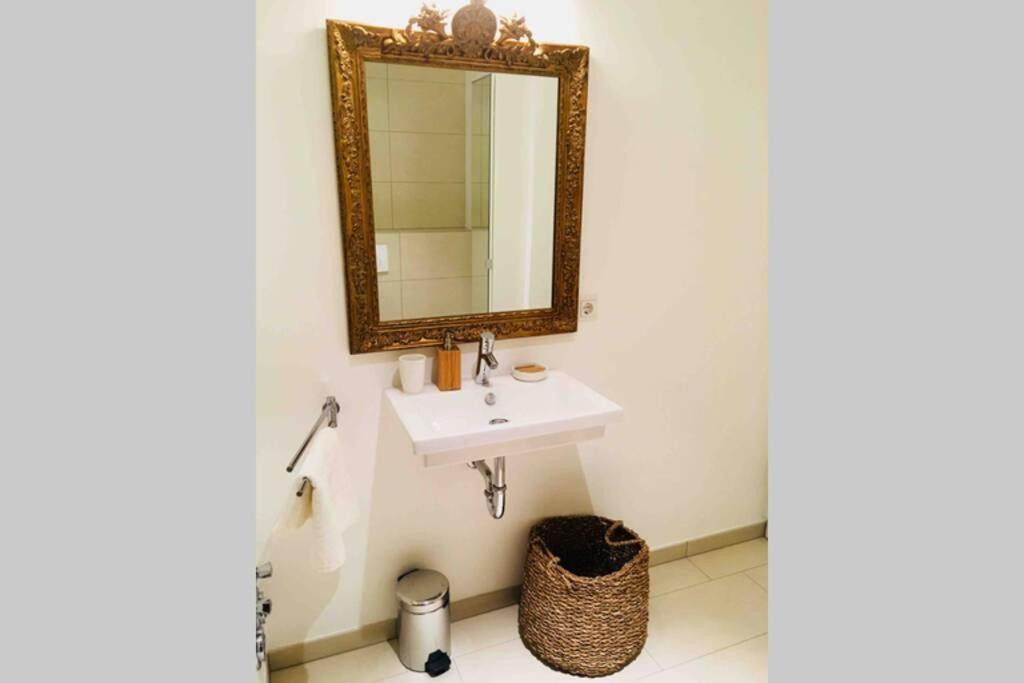 Large Family Retro Flat In City Center- Large Terrace & Garden View, Free Parking Lussemburgo Esterno foto
